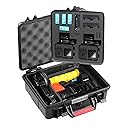 Smatree SmaCase GA500 Floaty/Water-Resist Hard Case Compatible for GoPro 13/12/11/10/9/8/7/6/5/4/3 Plus/3/2018, AKASO Brave 7 LE, DJI Osmo Action, 7.9