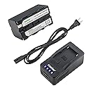 Kastar LED Super Fast Charger & Camcorder Battery Replacement for Sony NP-F770 NP-F750 CCD-RV100 CCD-RV200 CCD-SC9 CCD-TR1 CCD-TR940 CCD-TR917 Camera