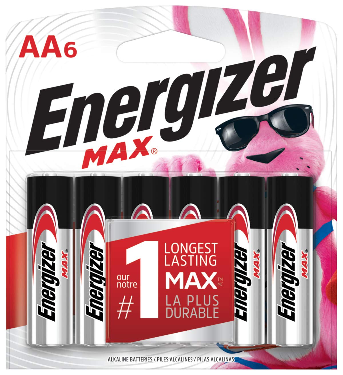 Energizer E91BPF-6 Max 6-Count AA Batteries