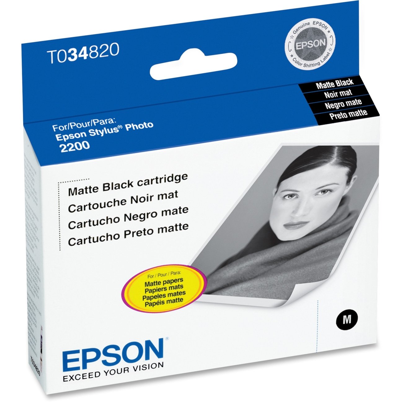 Epson T034820 Matte Black Ink Cartridge