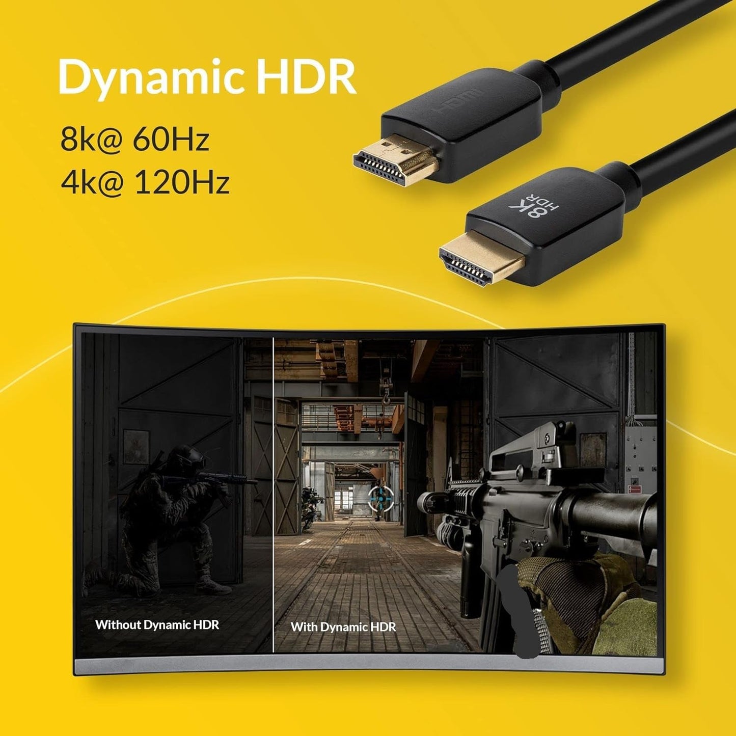 BRENDAZ 8K HDMI to HDMI Cable 2.1, 48Gbps Ultra High-Speed HDMI Cord Compatible with PlayStation 5 4 3, TV, Monitor, BDP-S3700, BDP-S1700, BDP-S6700
