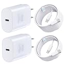 TT&C 30W USB C Fast Charger kit with 10FT & 6.6FT Cables, PD 3.0 Power Wall Block Compatible with iPhone 17, 17e, iPhone Air, 16, 15, Pro Max