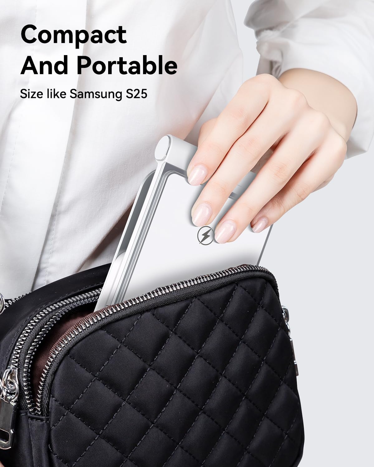 Wireless Charger for Samsung, 3 in 1 Wireless Charging Station Foldable
