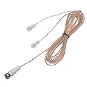 HQRP FM Antenna F-Type Connector Compatible with AM/FM Table Top Radio Sangean WR-2 / WR-11 / WR-12 / WR-15WL / WR-22WL / HDR-18