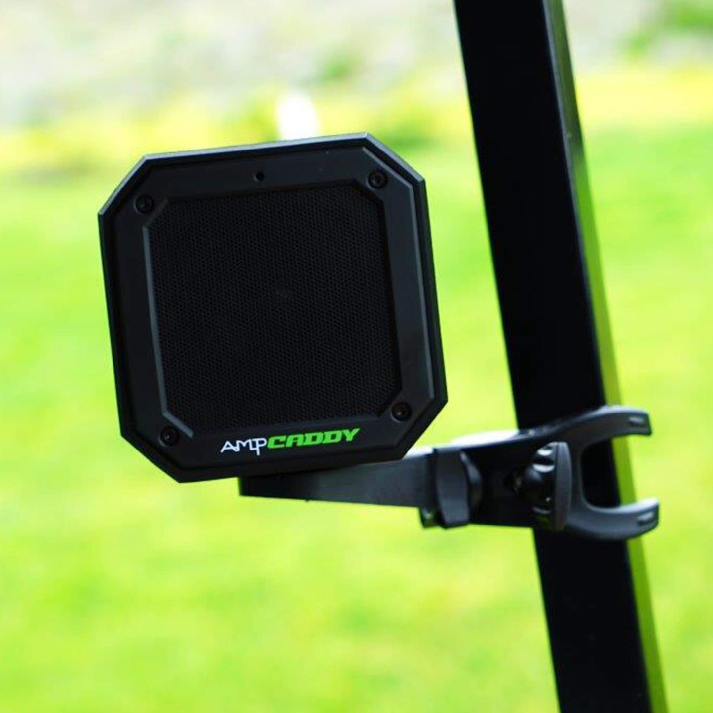 Ampcaddy Golf Bluetooth Speaker with Mount, Bluetooth Speaker and Mount with Loud Stereo Sound and Bass Boost, Extended Playtime and Range (V3 Pro