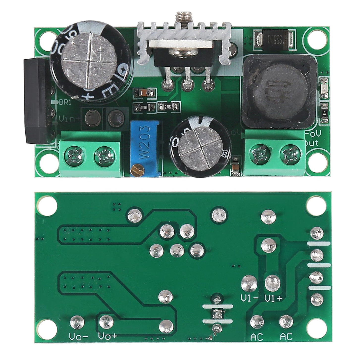 JUZITAO 6PCS AC/DC to DC Step Down Buck Converter AC 5-30V 5-48V 24V 36V 48V to DC 2.5-35V 12V Voltage Regulator Board 2A Adjustable Volt Power…