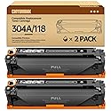 JC Toner Compatible for 304A CC530A Toner Cartridge for use with Color LaserJet CP2025 CP2025dn CM2320fxi mfp; imageCLASS MF726Cdw LBP766 ( Black