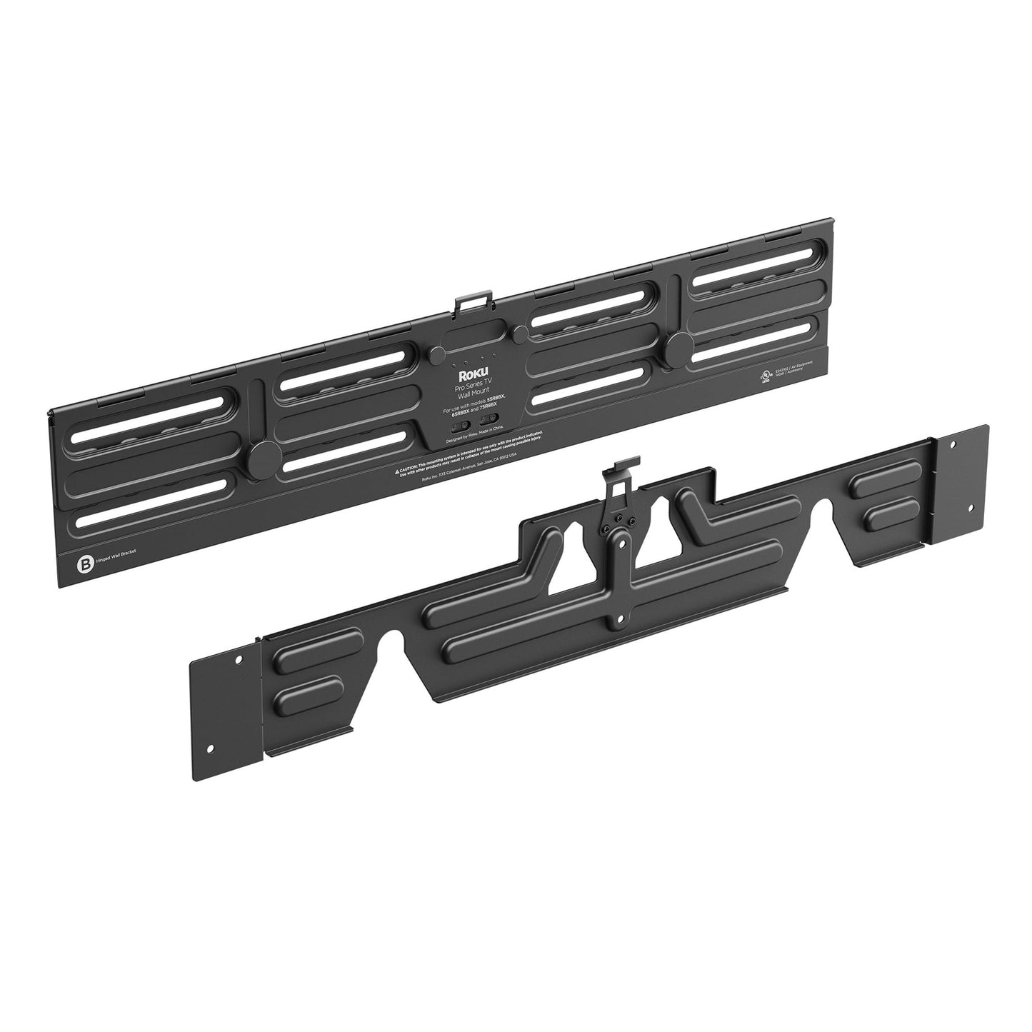 Roku Wall Mount Kit for 55-Inch Pro Series TV - Ultra-Slim with Minimalist, Flat Design - Hinged TV Mount and Kickstand for Easy Access to Cables