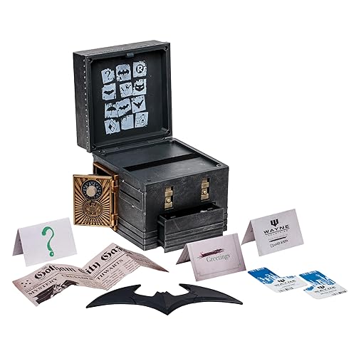 McFarlane Toys - DC Direct The Riddler Puzzle Box (Detective Mode Variant), Gold Label, Amazon Exclusive