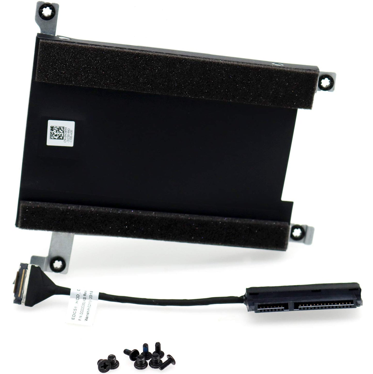 Deal4GO SATA Hard Drive Cable XY5F7 w/HDD Caddy Bracket ND8N9 for Dell Latitude 5500 5501 5502 5505 5510 5511 Precision 3540 3541 3542 3550 3551