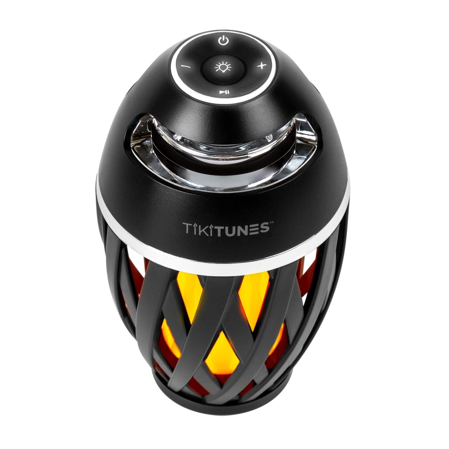 TikiTunes Portable Bluetooth 5.0 Indoor/Outdoor Wireless Speakers, LED Torch Atmospheric Lighting Effect, 5-Watt Audio USB Speakers, 2000 mAh Battery