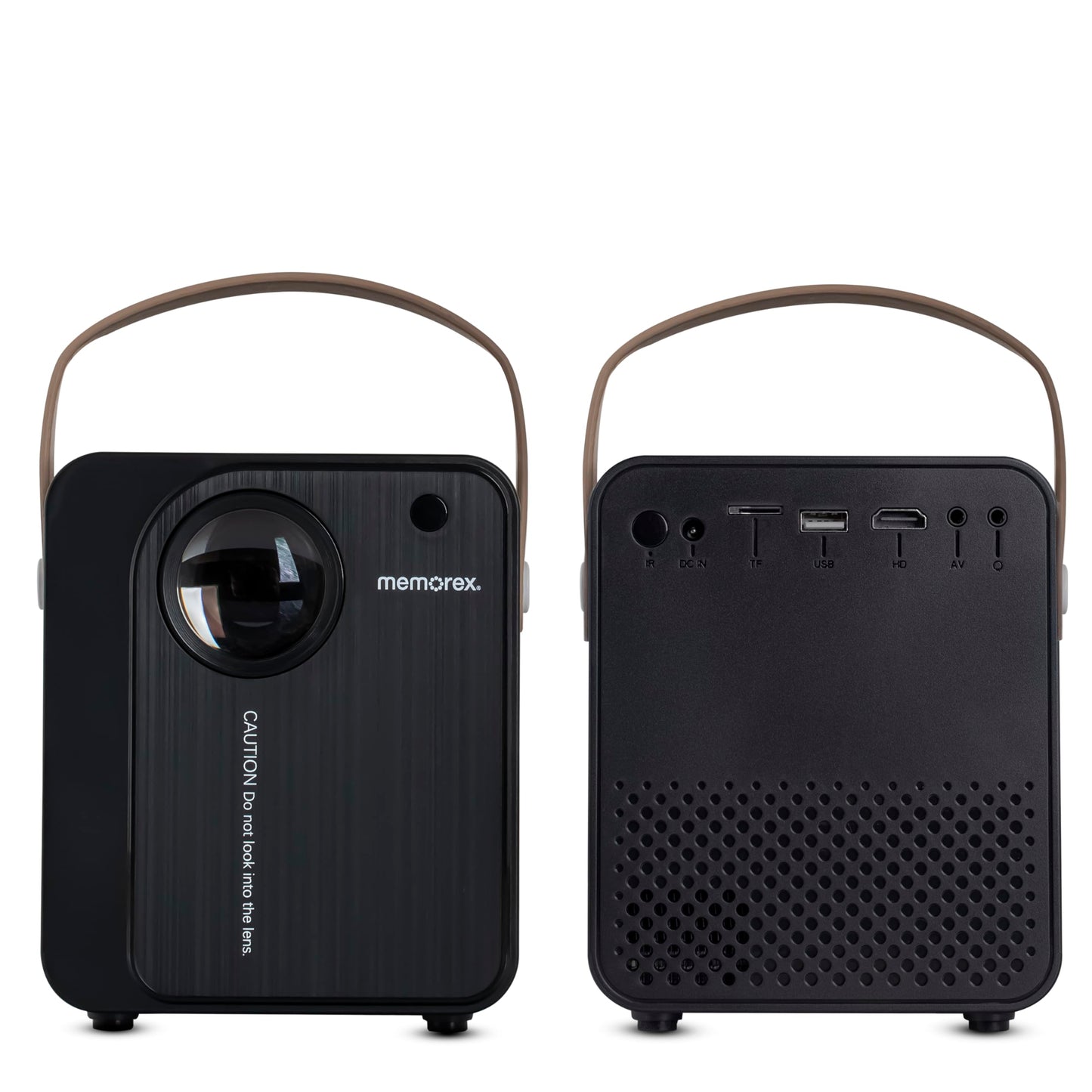 Memorex MX-PJ720 | 720P Portable HD Projector with Bluetooth 5.3, HDMI, USB, TF Card Input | 130 ANSI Lumens | Gaming, Presentations, and Home