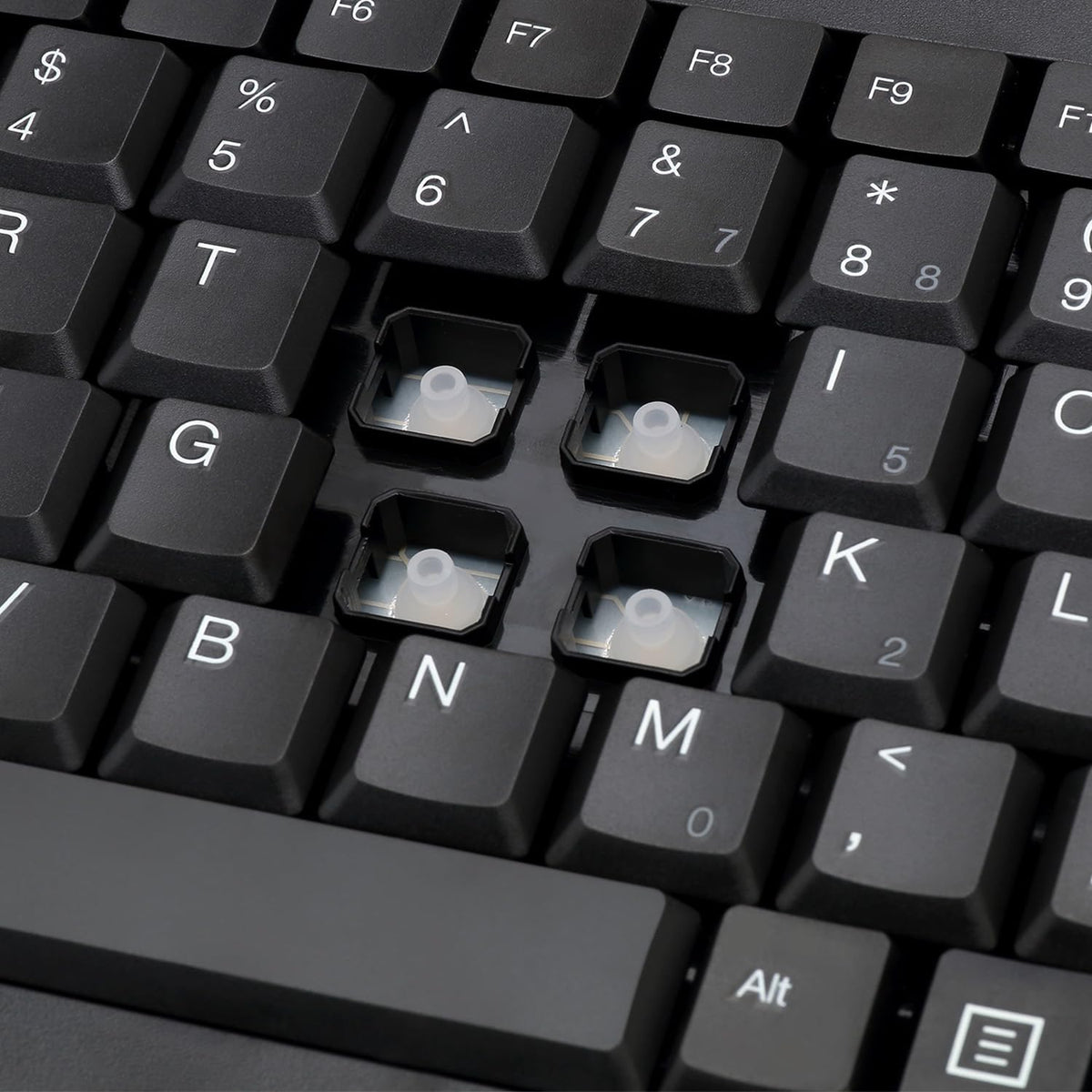 Adesso AKB-110B Mini Keyboard, Compact 87-Key, Black, USB/PS2 Connection