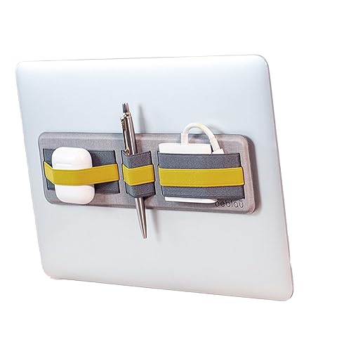 SHIFT Adhesive Portable Tech Organizer for laptops, notebooks, Backpack insert | Computer Accessories | External HD Holder. Stick-On | Sleeve | Fits