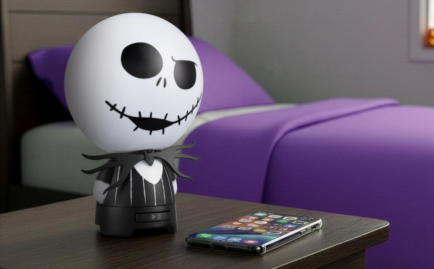 eKids Nightmare Before Christmas Bluetooth Speaker, Portable Wireless Speaker (Jack Skellington)