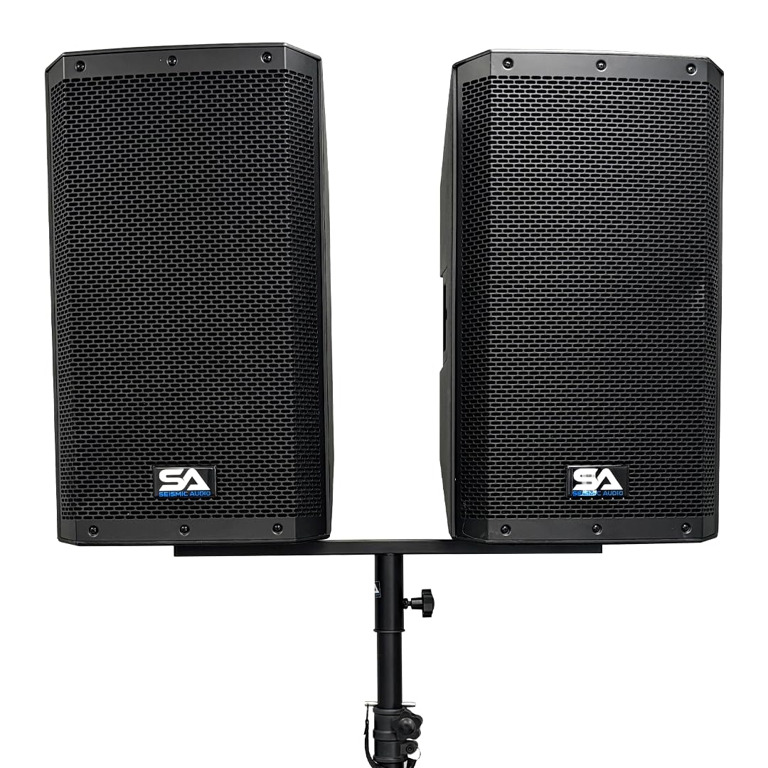 Seismic Audio SA-DUALMOUNT - Pair of Dual Speaker Mount Bars for PA/DJ Speaker Cabinets