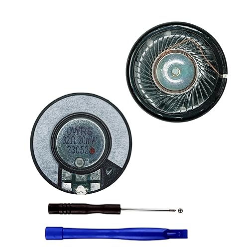KOMITASUI High Performance Headphone Speaker, 40mm 32ohm Headset Speaker Driver Compatible with Most Headphones - 2 Packs