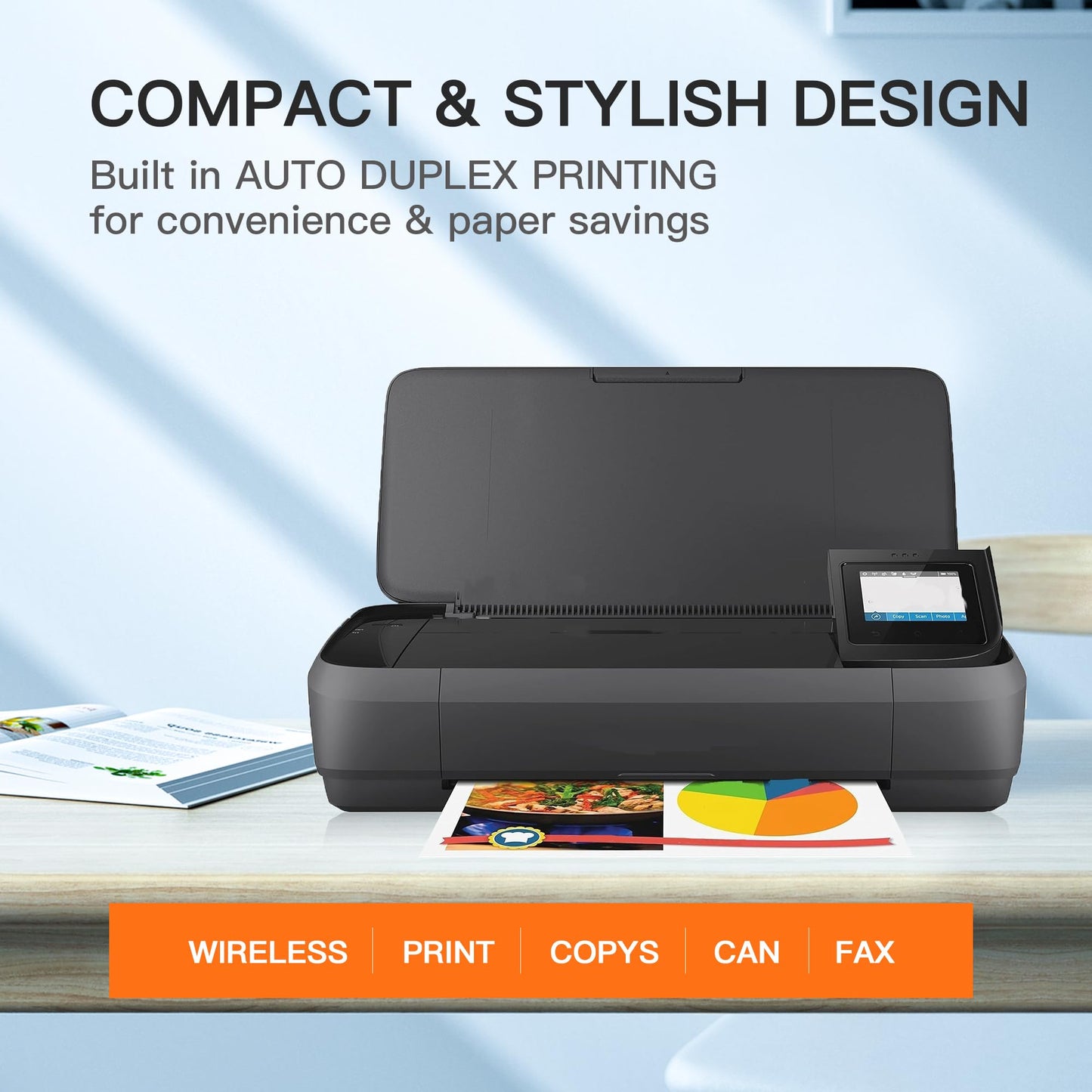 E-Z Ink Pro for MFC-J5830DW Inkjet Printer with Scan, Copy and Auto 2-Sided Printing - Wired-Only,Black, Medium