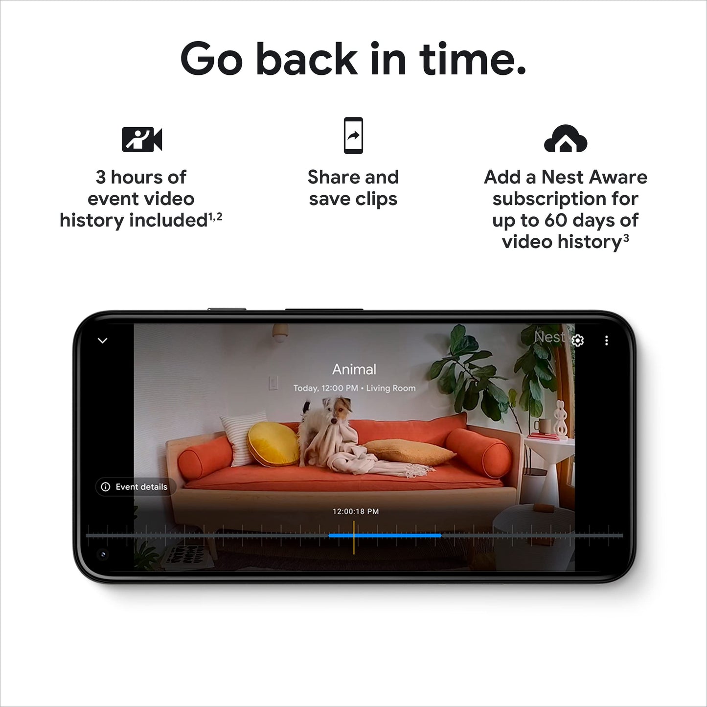 Google Nest Security Cam (Wired) - 2nd Generation - Snow (Renewed)