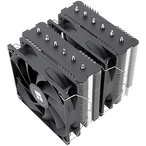 Thermalrlght Peerless Assassin 120 SE CPU Air Cooler, 6 Heat Pipes, Dual 120mm TL-C12C PWM Fans, Aluminum Heatsink Cover, AGHP Technology, for AMD AM4