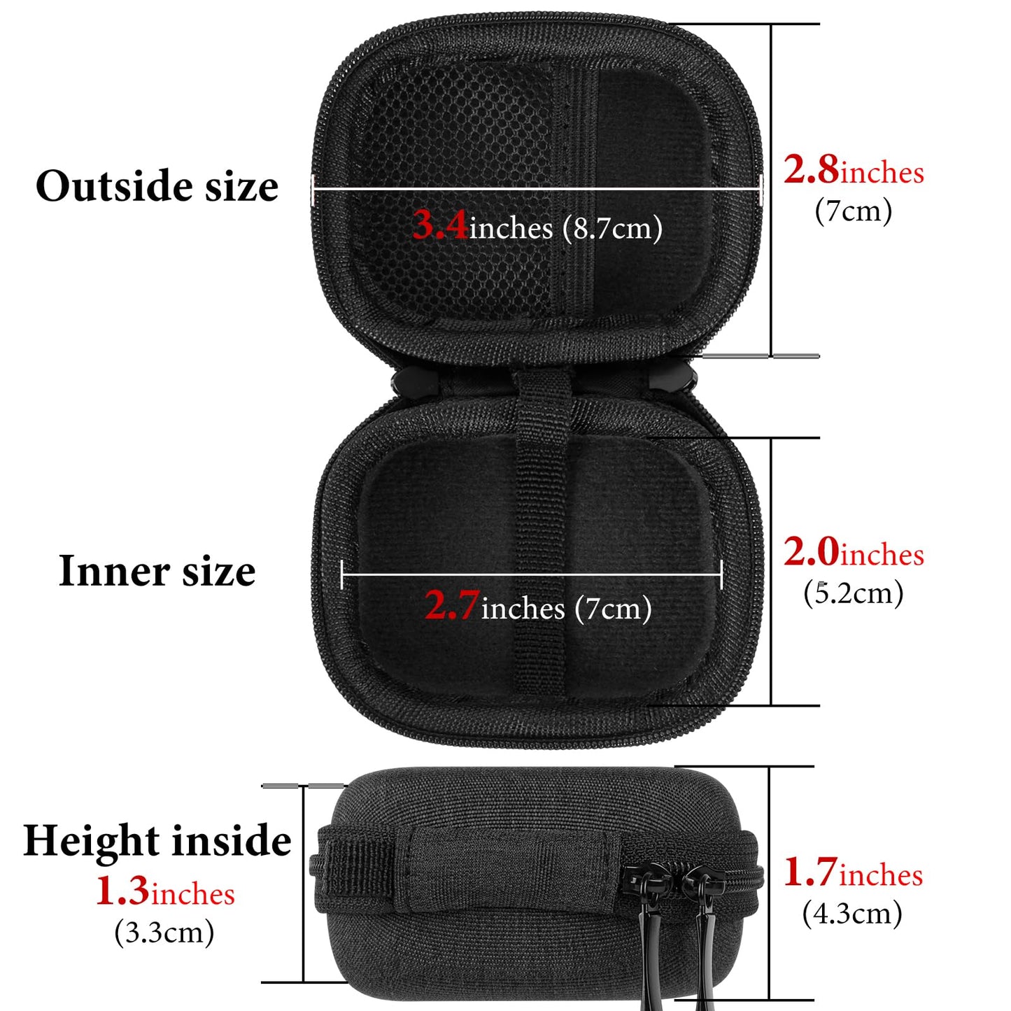 Geekria Shield Earbuds Case Compatible with Soundcore by Anker P40i, P30i, C30i, Liberty 4 True Wireless Earbuds, Replacement Protective Hard Shell