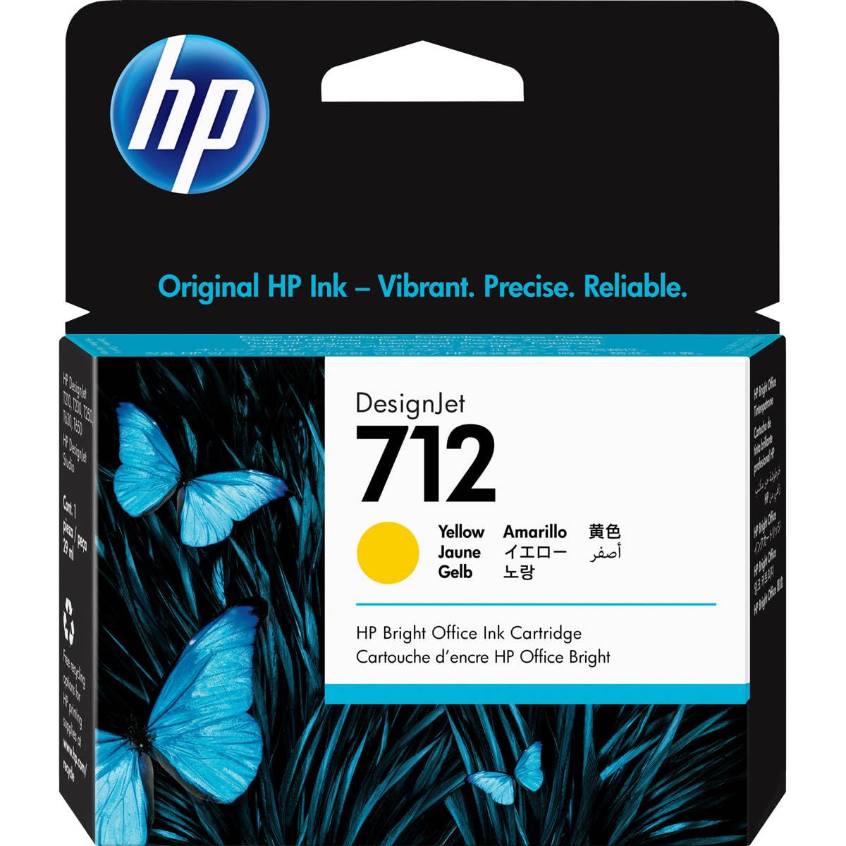 HP DesignJet T630 36" Wireless Large Format Color Thermal Inkjet Plotter Printer, 2025 Edition, Bundle with Color and 38ml Black Ink Pack, Matte Bond