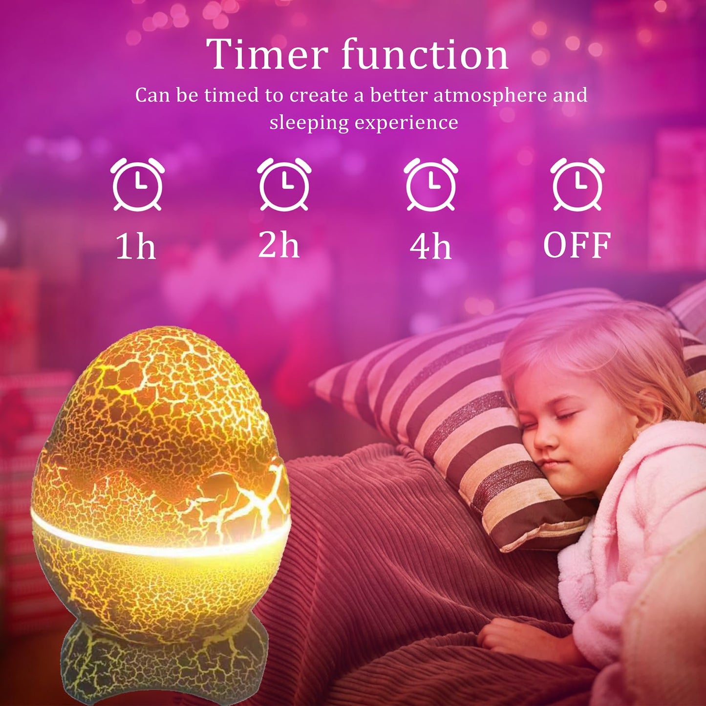 XQBX Dinosaur Egg Galaxy Projector Glow in The Dark Stars for Ceiling Room Decor Aesthetic led Lights for Bedroom Mothers Day Gifts Disco Ball Decor