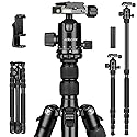 80/85 inches Heavy Duty Tripod for Camera and Phone, 85" Camera Monopod Tripods, DSLR Binoculars Spotting Scope Camcorders Video Tripod Stand, 360