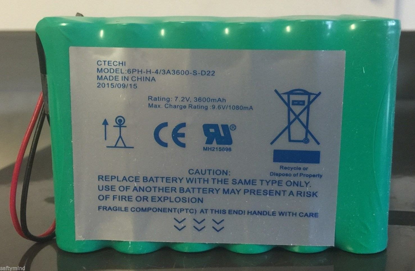 DSC IMPASSA 9057 Battery 6PH-H-4/3A3600-S-D22 7.2 V 3600mAh, 2015