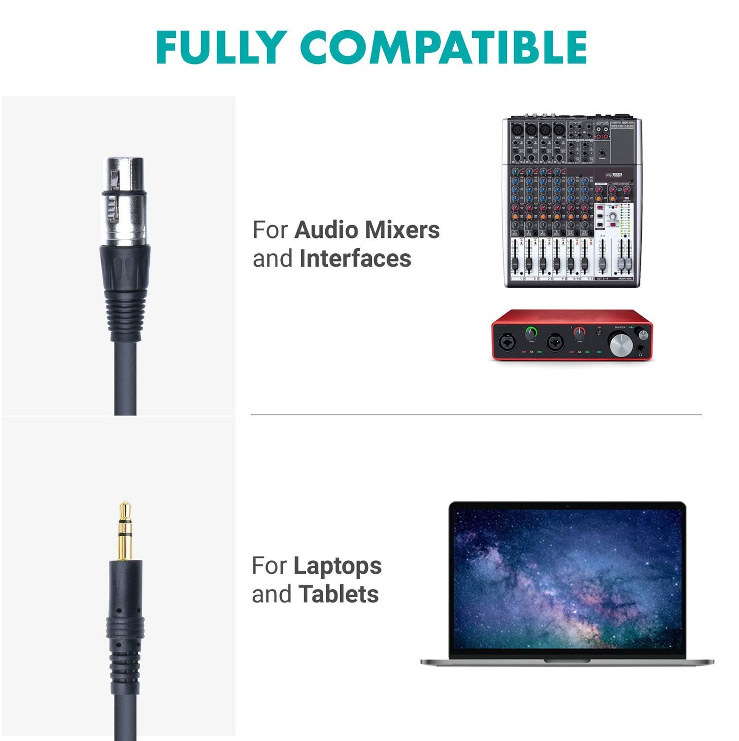 Movo Studio Microphone and Podcast Equipment Bundle - 3.5mm TRS and XLR Condenser Microphone for Singing, Podcasts, and More - Studio Headphones with