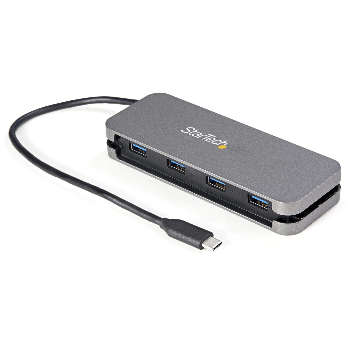 StarTech 4-Port USB-C Hub with 4x USB-A, 5Gbps, Cable Mgmt (HB30CM4AB)