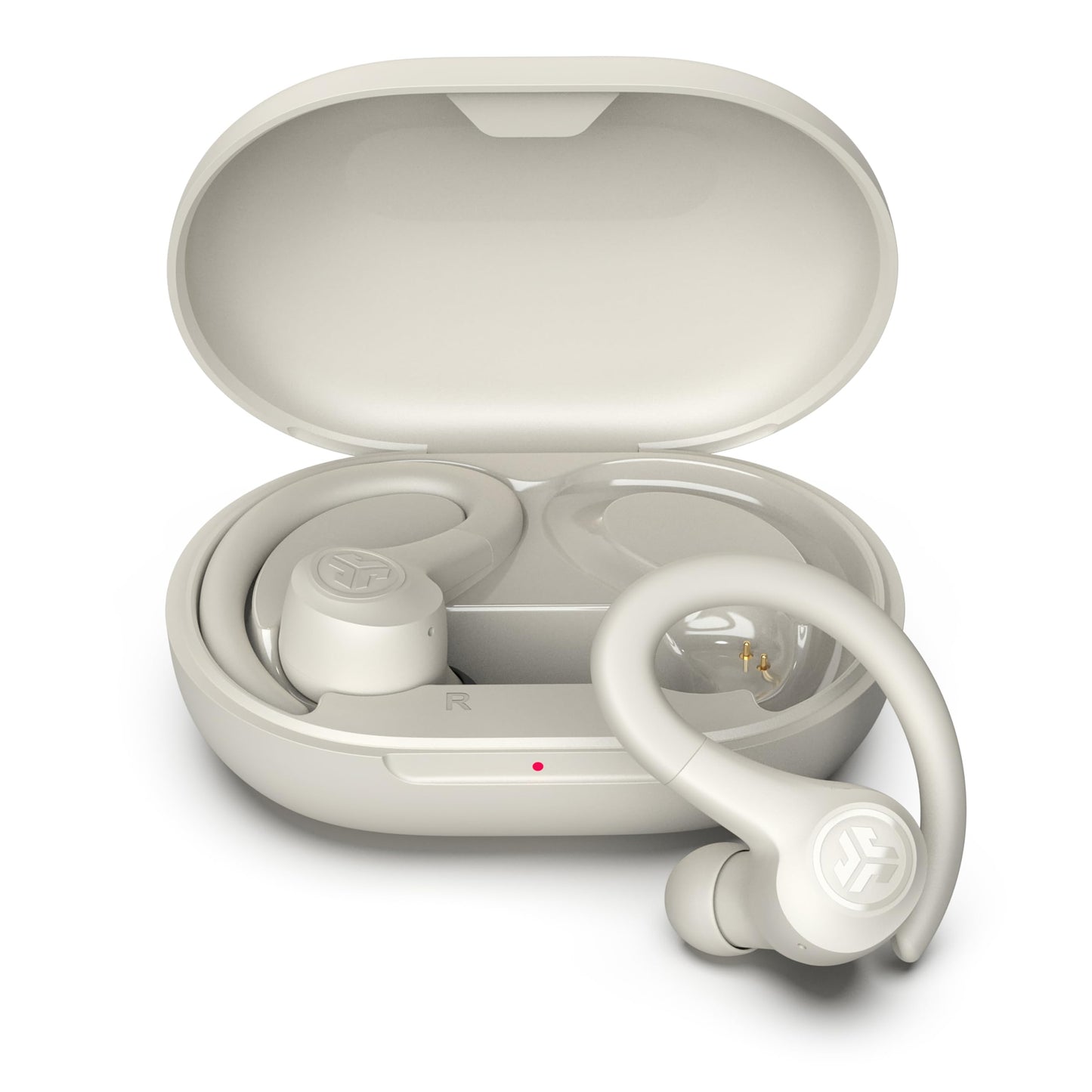 JLab, Go Sport+, True Wireless Workout Earbuds, Bluetooth Sport Earbuds, Clear Calling, Sand