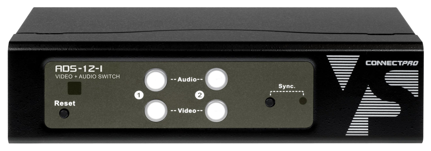 ConnectPRO - Monitor/Audio Switch - 2 Ports - Desktop (ADS-12-I)