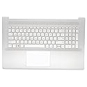 Replacement Upper Case Palmrest for HP 17-cn0023dx 17-cn0053cl 17-CN 17-CP 17T-CN 17Z-CP 17.3'' Series Laptop Backlit Keyboard Assembly Top Cover
