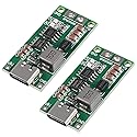 ACEIRMC 2pcs Type-C USB 2S 2A Boost Converter 8.4V 12.6V 16.8V Step-Up Power Module LiPo Polymer Lithium Battery Charging Protection Board