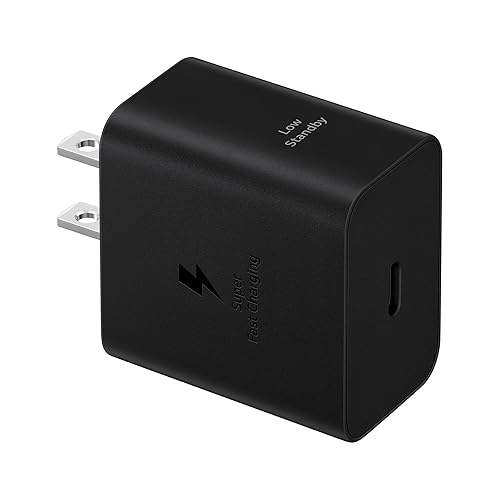 SAMSUNG 45W Wall Charger Power Adapter, Cable Not Included, Super Fast Charging for Galaxy Phones, Tablets and USB Type C Devices, Low Standby Power