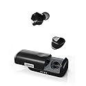 Lenovo True Wireless Earbuds Bluetooth 5.0 IPX5 Waterproof with USB-C Quick Charge and Built-in Microphone for Work/Travel/Gym (Black)