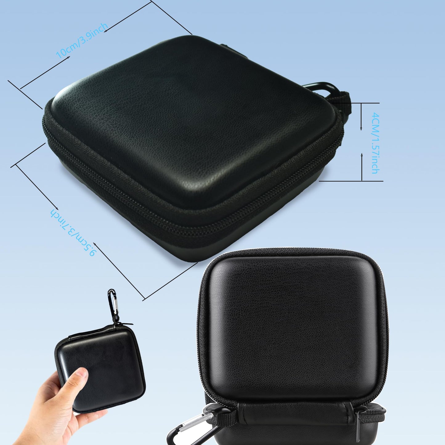 SoleKing Mini Mic Case Wireless Lavalier Microphone Case for Wireless lavalier microphones Wireless Microphones Mini Tiny Mic Lapel Clip Microphones