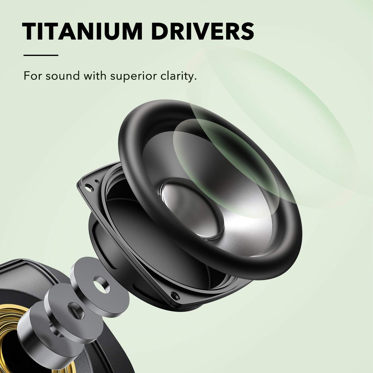 Soundcore Anker Motion Boom Waterproof Bluetooth Speaker with Titanium Drivers, BassUp Technology, IPX7, 24H Playtime, App, Built-in Handle, Outdoor