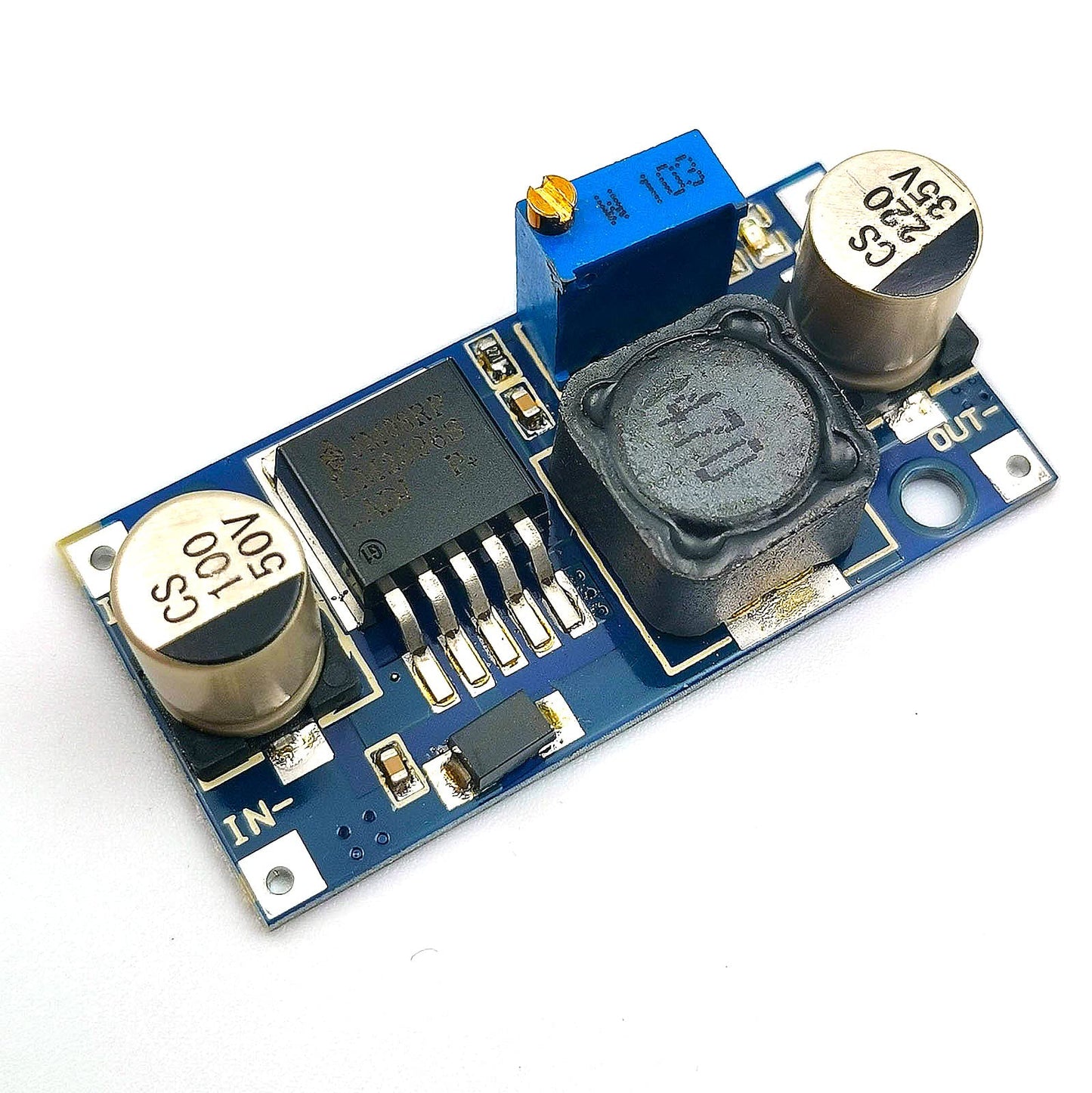 FainWan 5pcs LM2596S-ADJ Power Module DC-DC Buck Regulator 3A Adjustable 5V/12V/24V