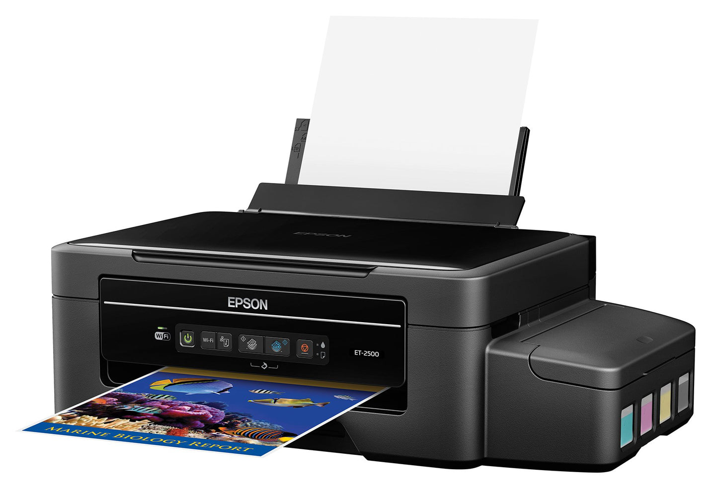 Epson Expression ET-2500 EcoTank Wireless Color All-in-One Supertank Printer with Scanner, Wi-Fi, Tablet and Smartphone (iPad, iPhone, Android)