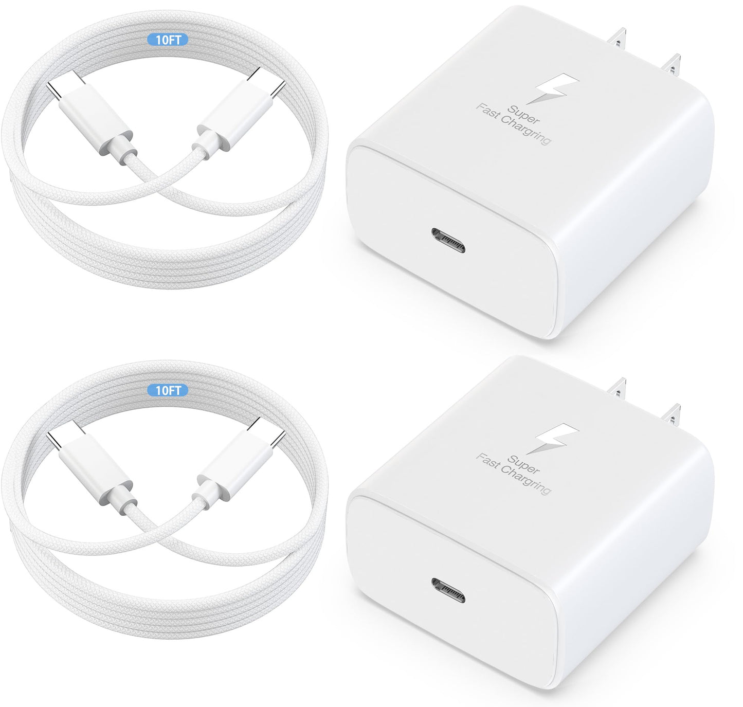 2026 45W Super Fast Charger USB C Android Phone Charger Fast Charging Compatible with Samsung Galaxy S26/S26 Ultra/S26+/S25 Ultra/S25/S25+/S24