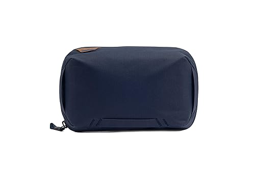 Peak Design Tech Pouch, Midnight, Electronics Organizer for Travel or Everyday Carry, Origami-Style Storage, Cable Pass-Through, Weatherproof Recycled