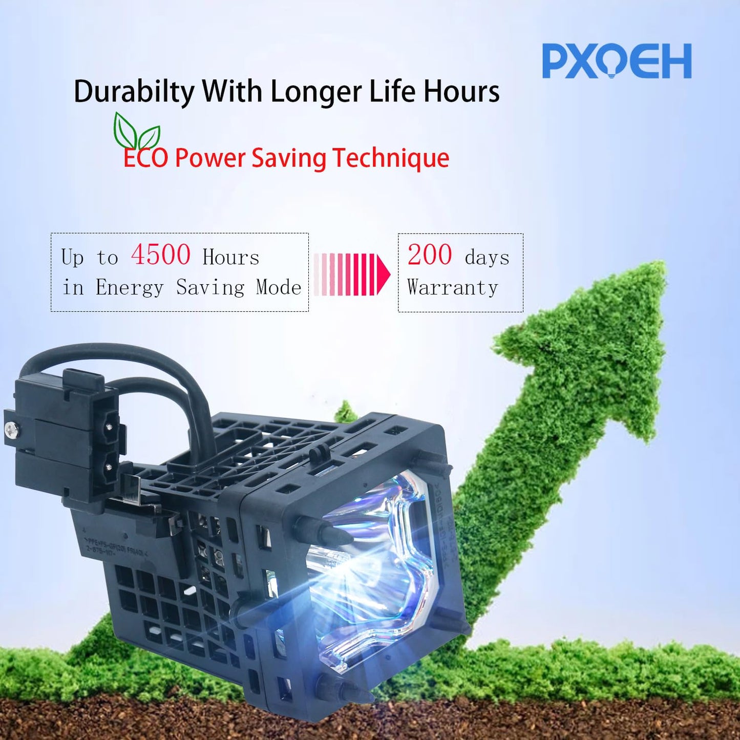 PXOEH XL-5200 (OEM Original Bulb) TV Lamp Bulb for Sony KDS-50A2000 KDS-60A2000 KDS-60A2020 KDS-60A3000 KDS-50A2020 KDS-55A2000 KDS-55A2020