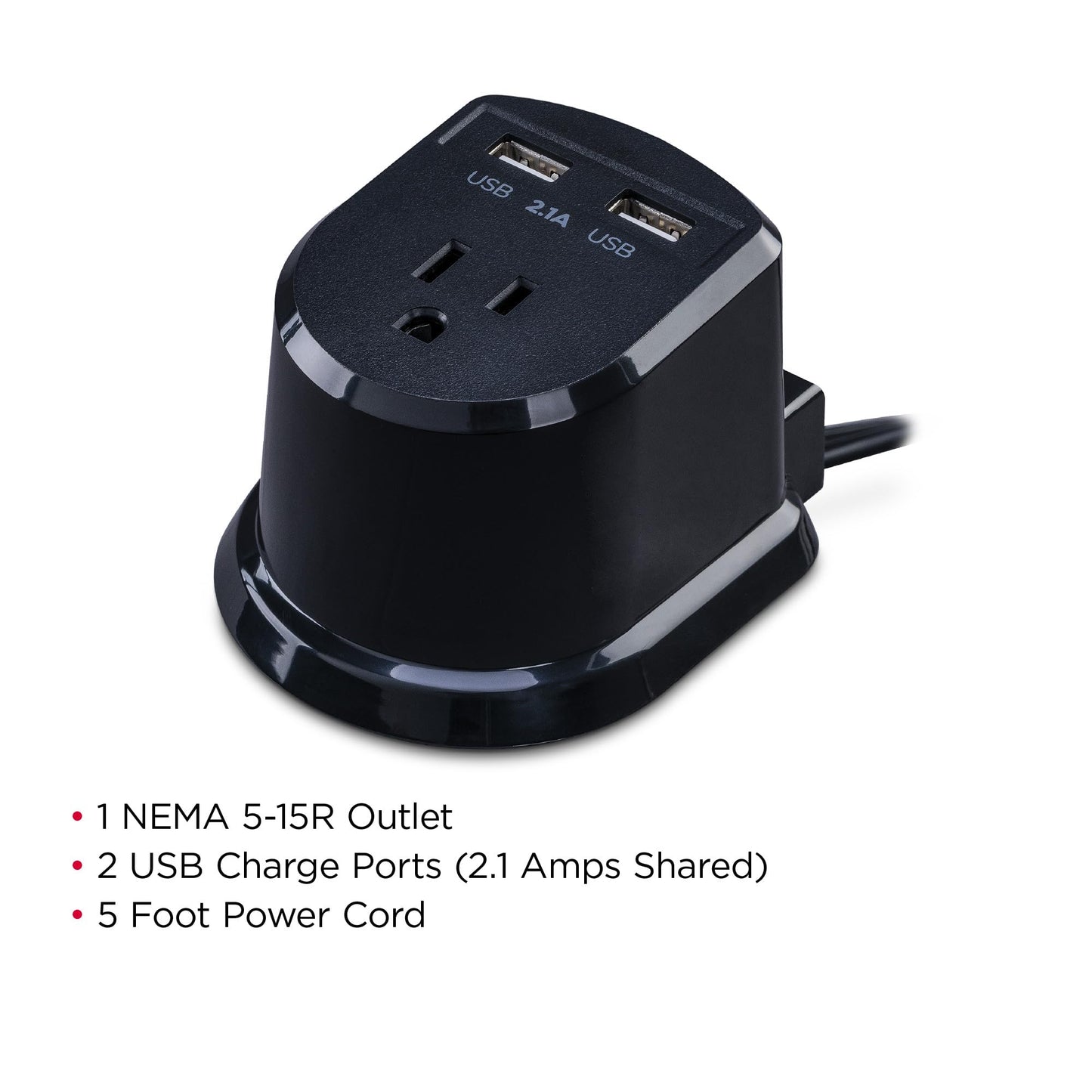 CyberPower CSP105U Professional Dual USB Power Station,Black