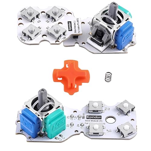 Epindon TMR Hall Effect Electromagnetic Replacement Stick Module Compatible with Victrix Pro BFG Wireless Controllers | Tactile Switch | Conductive