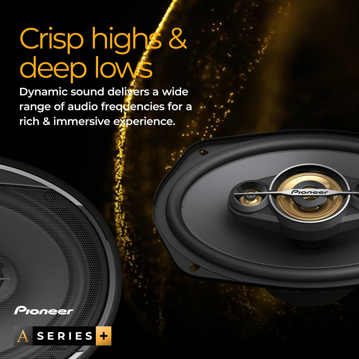 PIONEER A-Series Plus TS-A6901C 6" x 9" 2-Way Component Speakers 450W Max