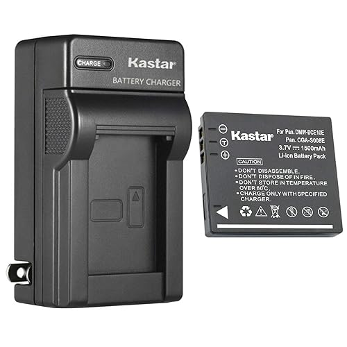 Kastar 1-Pack Battery and AC Wall Charger Replacement for Leica BP-DC6 BP-DC6U Battery, Leica BC-DC6 Charger, Leica C-LUX 2 C-LUX 3 Cameras
