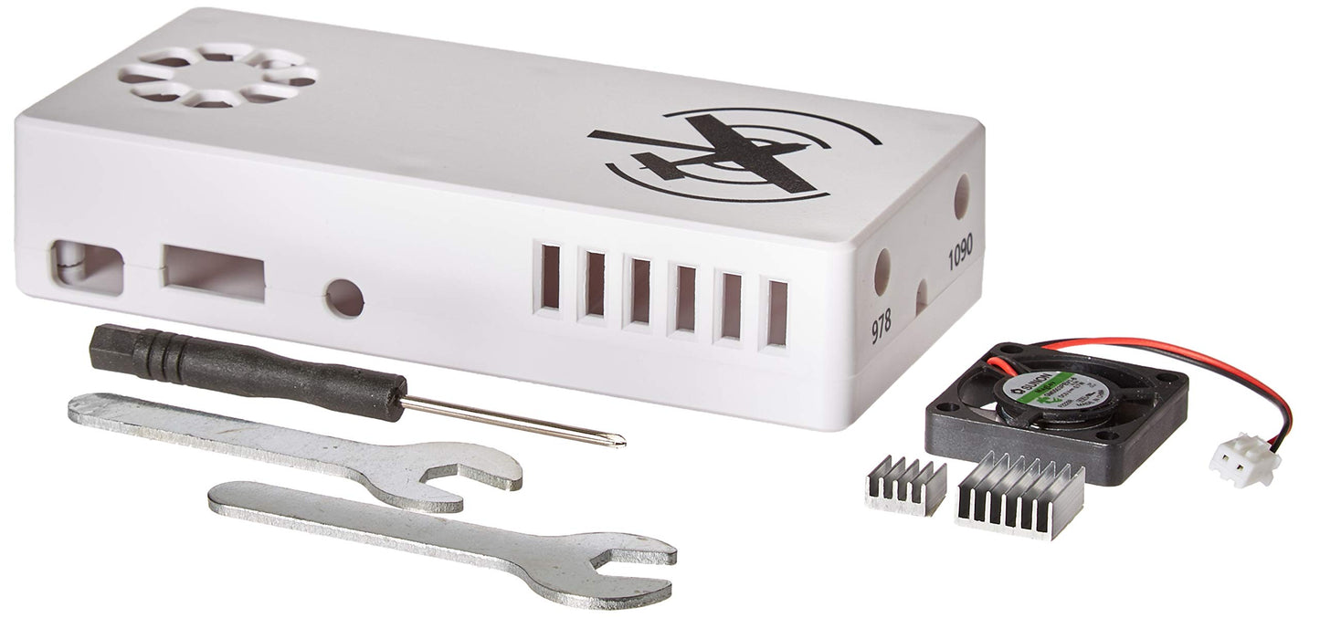 Stratux Case with Fan, White ABS