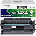 SINOPRINT 148A W1480A Black Toner Cartridge with New Chip Replacement for HP Laserjet Pro 4001dn 4001dw 4001n MEP 4101dw 4101fdn Printers W1480A 1